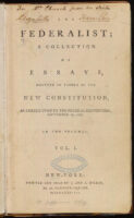 Photo: Publius (pseudonym) [Alexander Hamilton, John Jay, James Madison]., Public domain, via Wikimedia Commons.